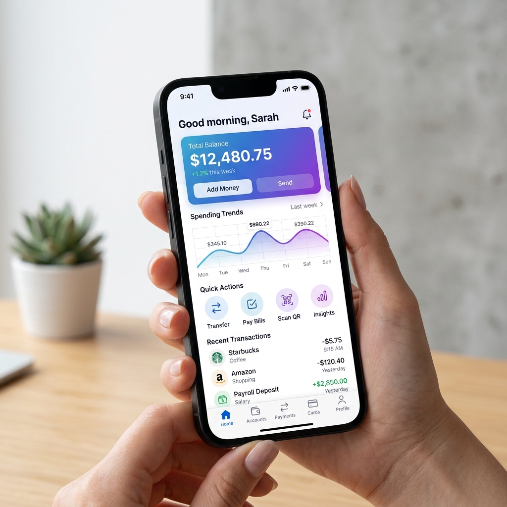North Point Mobile App Mockup Screenshot